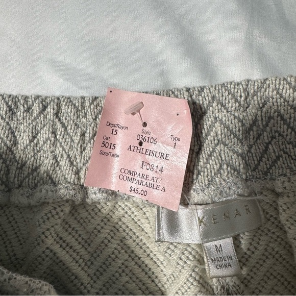 Kenar Cotton Skirt Chevron Pattern Zip Pockets Elastic Waist Size Medium NWT - Picture 4 of 10